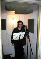 Ren in his booth